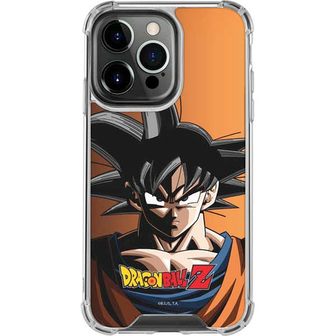 Dragon Ball Z Goku Portrait iPhone 13 Pro Clear Case