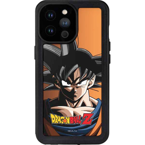 Dragon Ball Z Goku Portrait iPhone 14 Pro Max Waterproof Case
