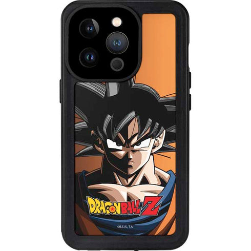 Dragon Ball Z Goku Portrait iPhone 14 Pro Waterproof Case