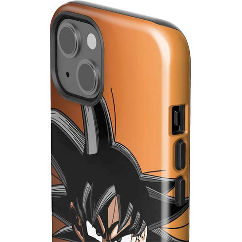 Dragon Ball Z Goku Portrait iPhone 15 Impact Case