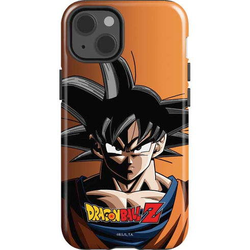 Dragon Ball Z Goku Portrait iPhone 15 Plus Impact Case
