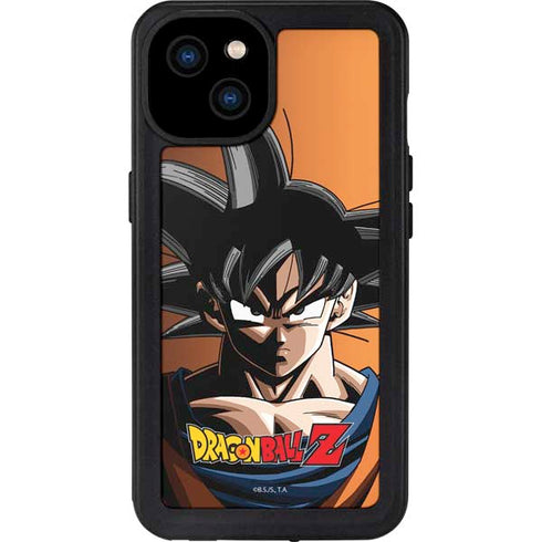 Dragon Ball Z Goku Portrait iPhone 15 Plus Waterproof Case