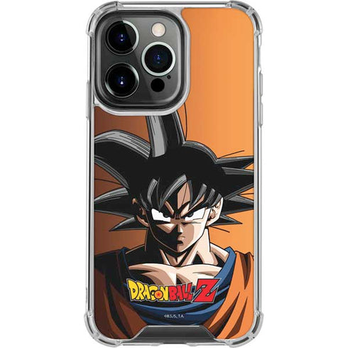 Dragon Ball Z Goku Portrait iPhone 15 Pro Clear Case