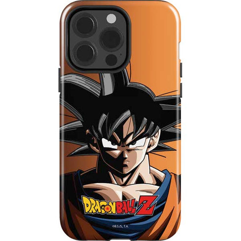 Dragon Ball Z Goku Portrait iPhone 15 Pro Impact Case