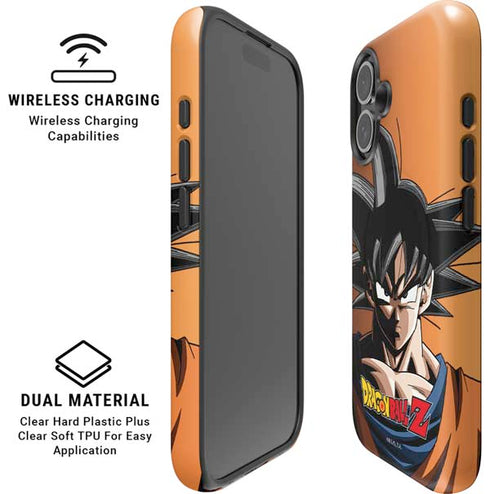 Dragon Ball Z Goku Portrait iPhone 16 Magsafe Impact Case