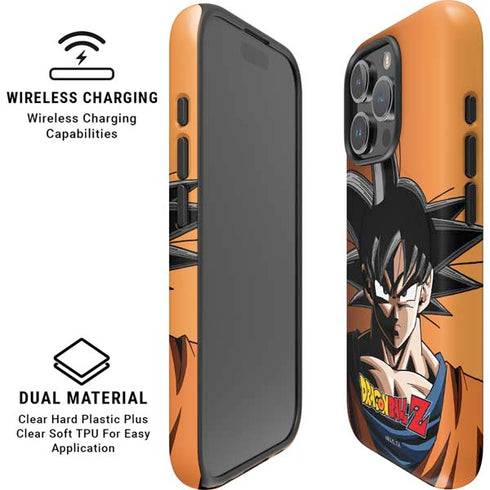 Dragon Ball Z Goku Portrait iPhone 16 Pro Max Magsafe Impact Case