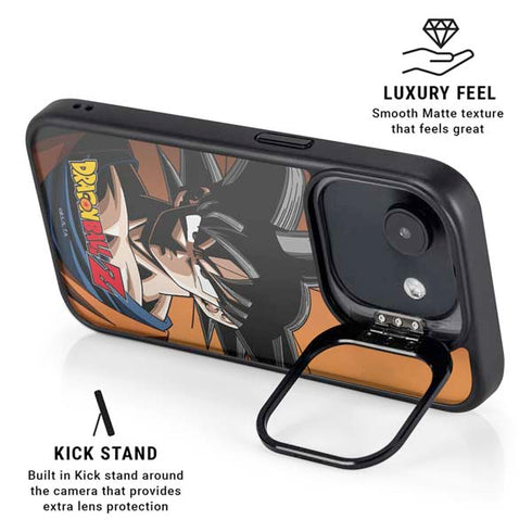 Dragon Ball Z Goku Portrait iPhone 16e Kickstand Case