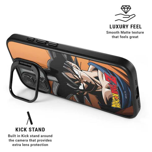 Dragon Ball Z Goku Portrait iPhone 17 Kickstand Case