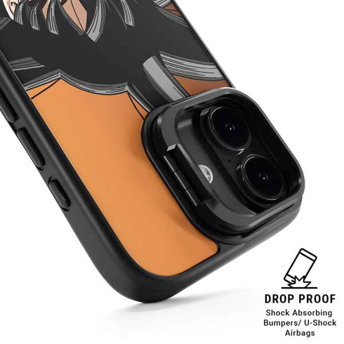 Dragon Ball Z Goku Portrait iPhone 17 Kickstand Case