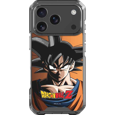 Dragon Ball Z Goku Portrait iPhone 17 Pro Clear Case