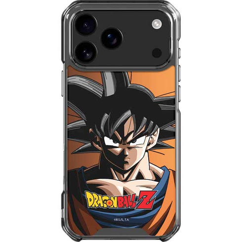 Dragon Ball Z Goku Portrait iPhone 17 Pro Max Clear Case