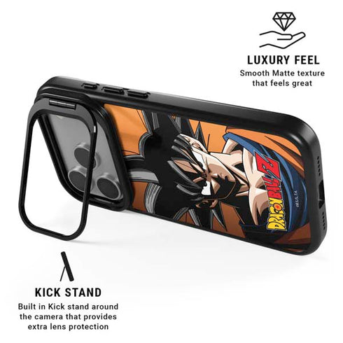 Dragon Ball Z Goku Portrait iPhone 17 Pro Max Kickstand Case