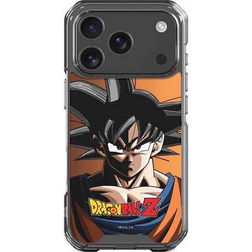 Dragon Ball Z Goku Portrait iPhone 18 Pro Clear Case