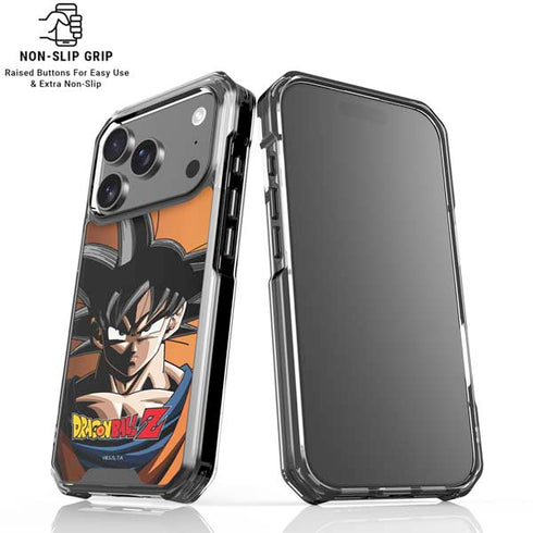 Dragon Ball Z Goku Portrait iPhone 18 Pro Clear Case