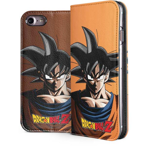 Dragon Ball Z Goku Portrait iPhone 7 Folio Case