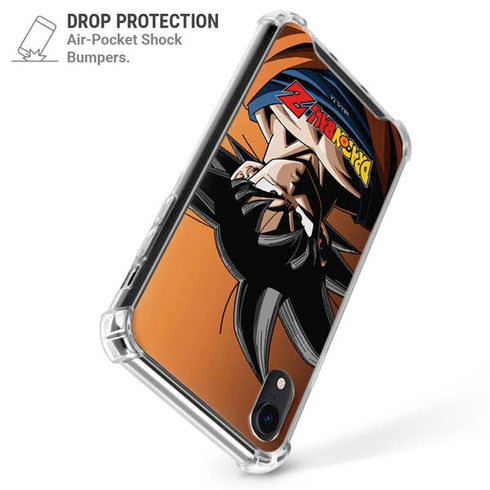 Dragon Ball Z Goku Portrait iPhone XR Clear Case