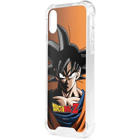 Dragon Ball Z Goku Portrait iPhone XS Clear Case