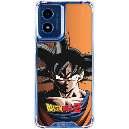 Dragon Ball Z Goku Portrait Moto G 5G (2024) Clear Case