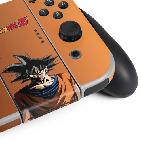 Dragon Ball Z Goku Portrait Nintendo Switch OLED (2021) Skin