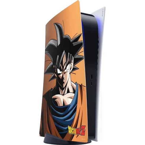 Dragon Ball Z Goku Portrait PS5 Digital Edition Console Skin