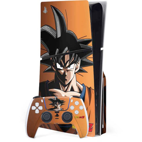 Dragon Ball Z Goku Portrait PlayStation PS5 Skins
