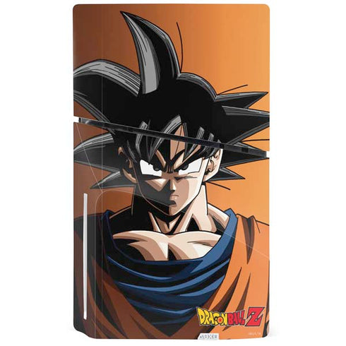Dragon Ball Z Goku Portrait PS5 Slim Disk Console Skin