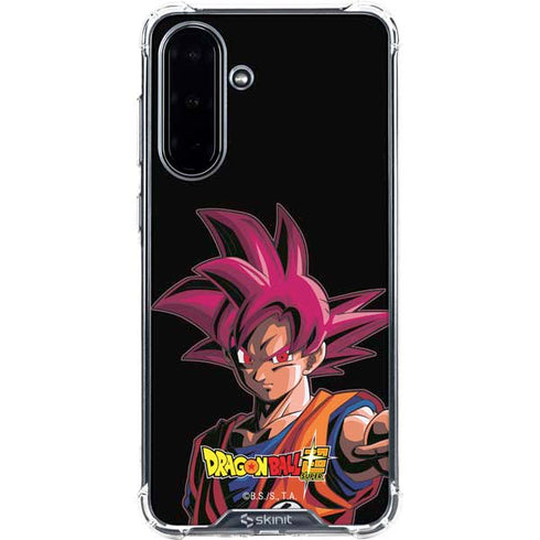 Dragon Ball Super Goku Portrait Super Sayan 4 Galaxy A36 5G Clear Case