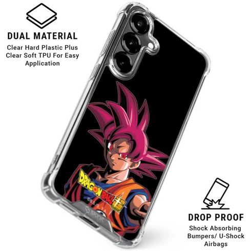 Dragon Ball Super Goku Portrait Super Sayan 4 Galaxy S26 Plus Clear Case