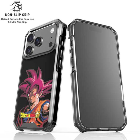Dragon Ball Super Goku Portrait Super Sayan 4 iPhone 18 Pro Clear Case