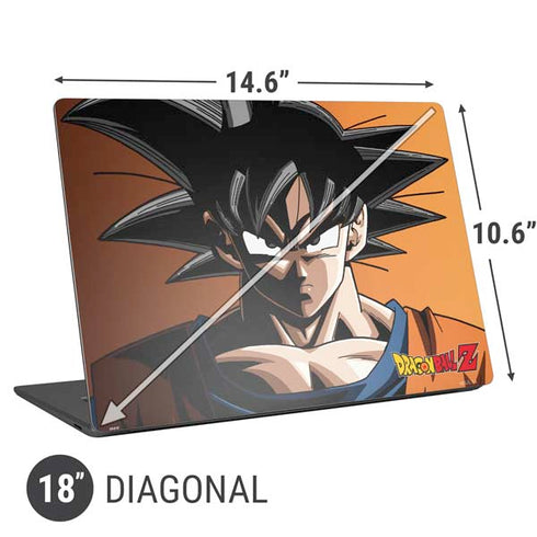 Dragon Ball Z Goku Portrait Universal Laptop 18in (14.6 x 10.6in) Skin