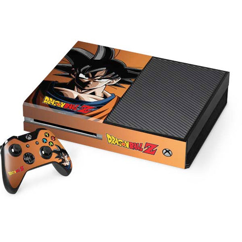 Dragon Ball Z Goku Portrait Xbox One Console and Controller Bundle Skin