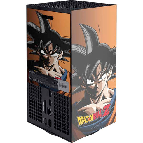 Dragon Ball Z Goku Portrait XBox Series X Digital Edition Console Skin