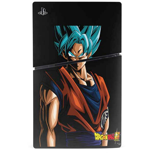 Dragon Ball Super Goku PS5 Slim Disk Console Skin