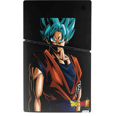 Dragon Ball Super Goku PS5 Slim Digital Edition Console Skin
