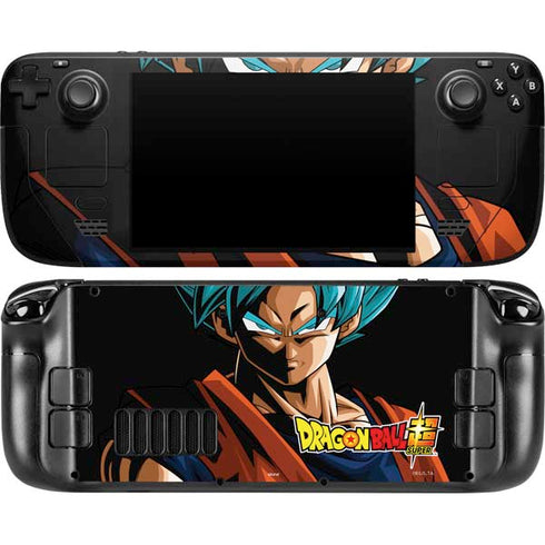 Dragon Ball Super Goku Steam Deck Handheld Gaming Computer OLED Skin