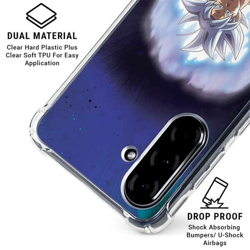 Dragon Ball Super Goku Ultra Instinct Galaxy A36 5G Clear Case
