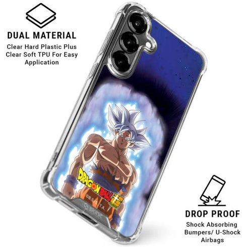 Dragon Ball Super Goku Ultra Instinct Galaxy S26 Clear Case