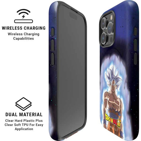 Dragon Ball Super Goku Ultra Instinct iPhone 16 Pro Magsafe Impact Case
