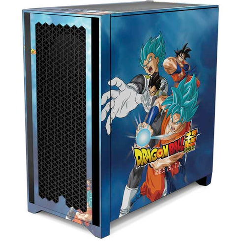 Dragon Ball Super Goku Vegeta Super Ball Corsair 4000D Tempered Glass Mid-Tower ATX Case Skin