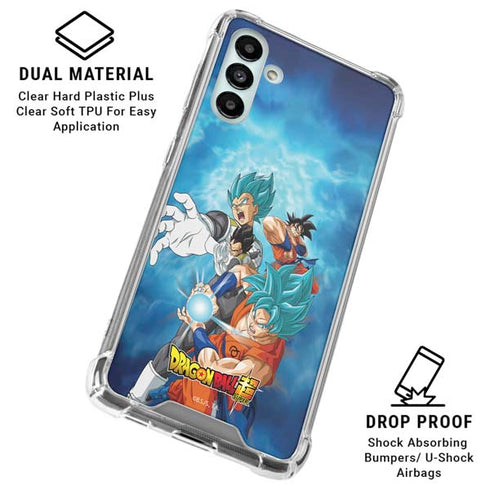 Dragon Ball Super Goku Vegeta Super Ball Galaxy A13 5G Clear Case