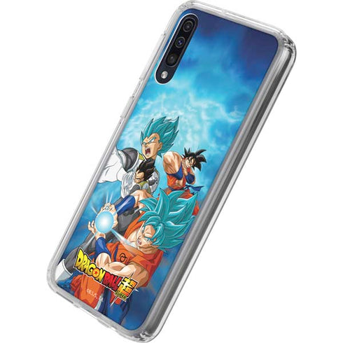 Dragon Ball Super Goku Vegeta Super Ball Galaxy A50 Clear Case