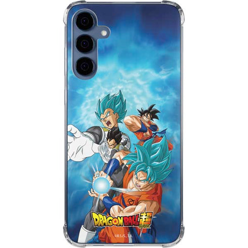 Dragon Ball Super Goku Vegeta Super Ball Galaxy A55 5G Clear Case