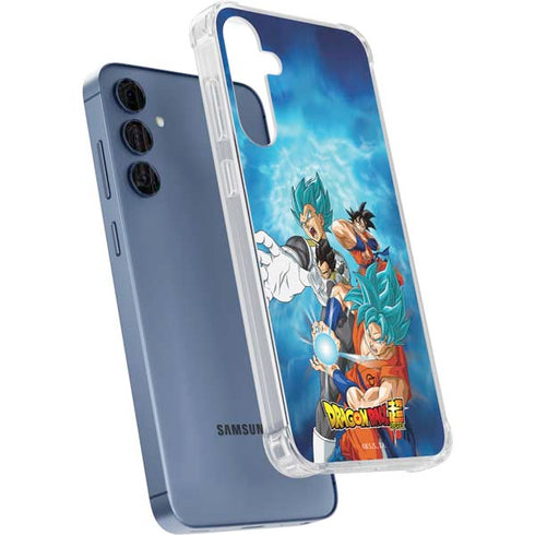 Dragon Ball Super Goku Vegeta Super Ball Galaxy A55 5G Clear Case