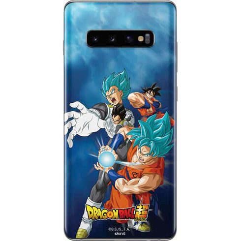Dragon Ball Super Goku Vegeta Super Ball Galaxy S10 Plus Skin