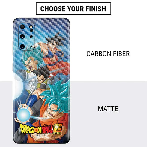 Dragon Ball Super Goku Vegeta Super Ball Galaxy S20 Plus Skin