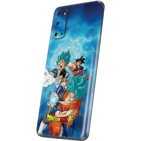 Dragon Ball Super Goku Vegeta Super Ball Galaxy S20 Skin