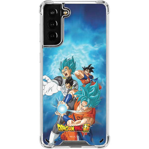 Dragon Ball Super Goku Vegeta Super Ball Galaxy S21 Plus 5G Clear Case