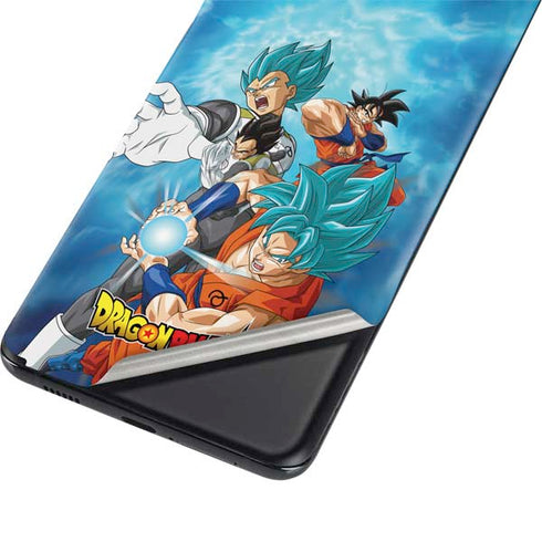 Dragon Ball Super Goku Vegeta Super Ball Galaxy S21 Plus 5G Skin