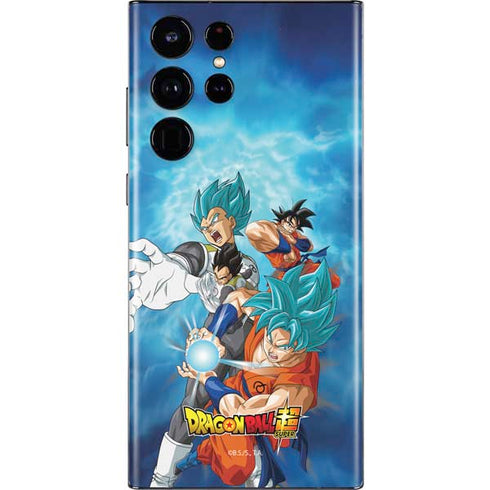 Dragon Ball Super Goku Vegeta Super Ball Galaxy S22 Ultra Skin