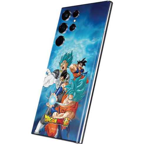 Dragon Ball Super Goku Vegeta Super Ball Galaxy S22 Ultra Skin